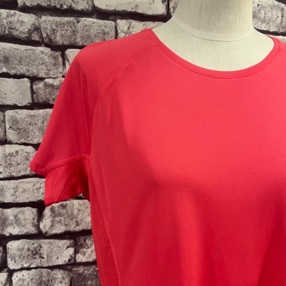 Izod Cool FX Pink Short Sleeve Crew Neck Top Size XL - Picture 2 of 7